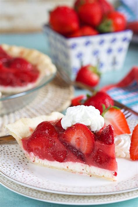 Fresh Strawberry Pie with Cream Cheese The Suburban Soapbox
