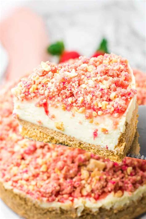 Strawberry Crunch Cheesecake in the Instant Pot The Best Cake Recipes