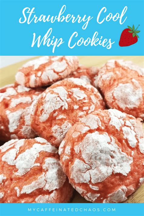 Strawberry Cool Whip Cookies 10 Minutes & Only 3 Ingredients!